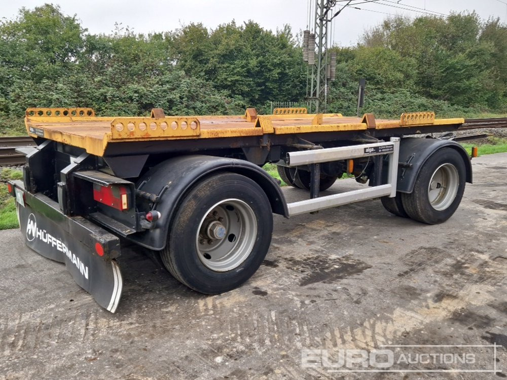 1998 Hüfferman Twin Axle Tandem Flatbed Trailer (German Reg. Docs. Available) - Прицеп бортовой/ Платформа: фото 4 1998 Hüfferman Twin Axle Tandem Flatbed Trailer (German Reg. Docs. Available) - Прицеп бортовой/ Платформа: фото 4