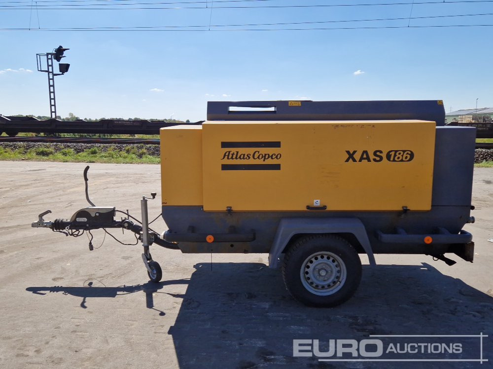 2012 Atlas Copco XAS186 375CFM - Воздушный компрессор: фото 2 2012 Atlas Copco XAS186 375CFM - Воздушный компрессор: фото 2