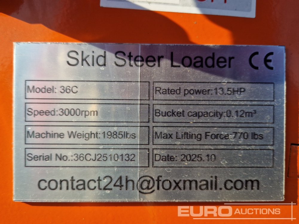 Мини-погрузчик с бортовым поворотом Unused 2025 MMS MS36C: фото 22 Мини-погрузчик с бортовым поворотом Unused 2025 MMS MS36C: фото 22