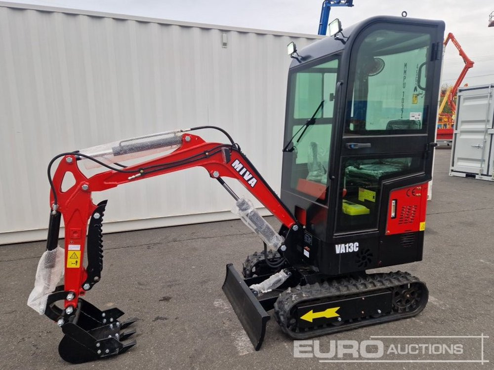 Unused 2025 Miva VA13C - Мини-экскаватор: фото 1 Unused 2025 Miva VA13C - Мини-экскаватор: фото 1