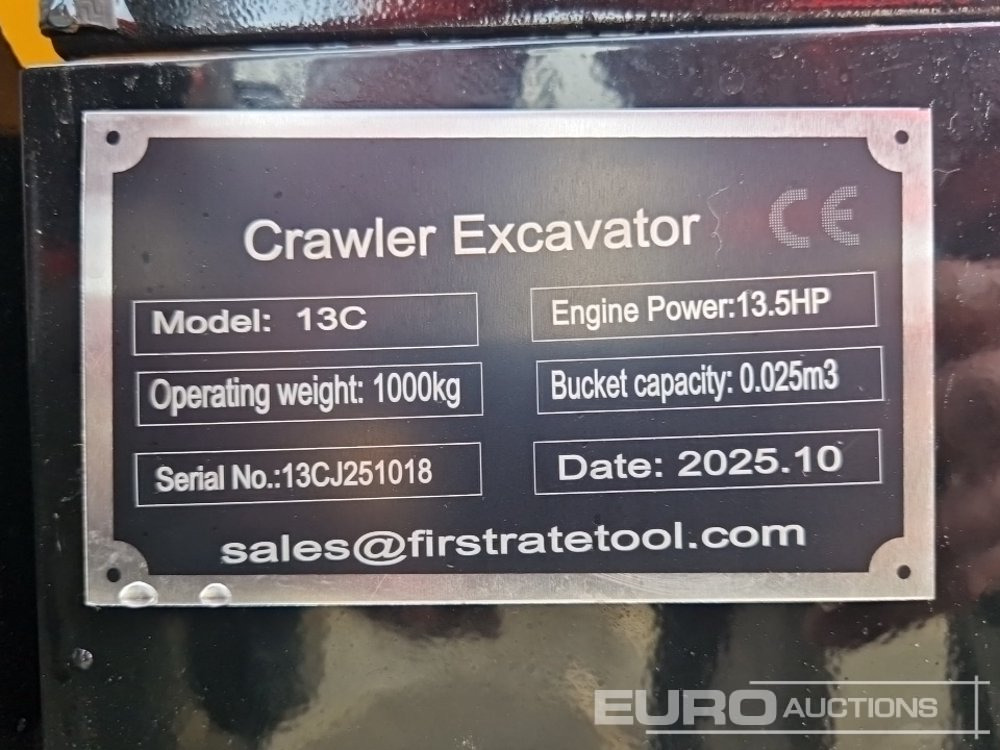 Unused 2025 Miva VA13C - Мини-экскаватор: фото 1 Unused 2025 Miva VA13C - Мини-экскаватор: фото 1