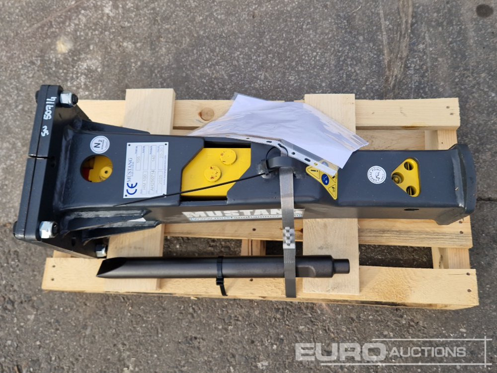 Unused 2025 Mustang HM100 - Гидромолот: фото 5 Unused 2025 Mustang HM100 - Гидромолот: фото 5