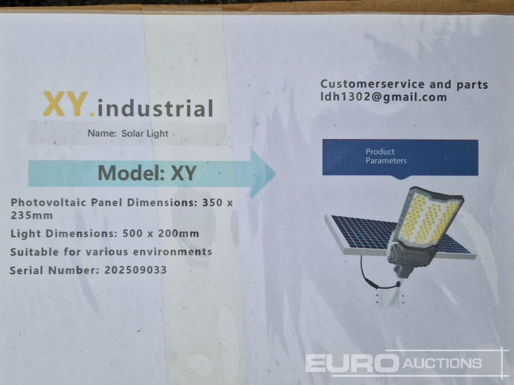 Unused 2025 XY Solar Light (2 of) - Строительное оборудование: фото 5 Unused 2025 XY Solar Light (2 of) - Строительное оборудование: фото 5