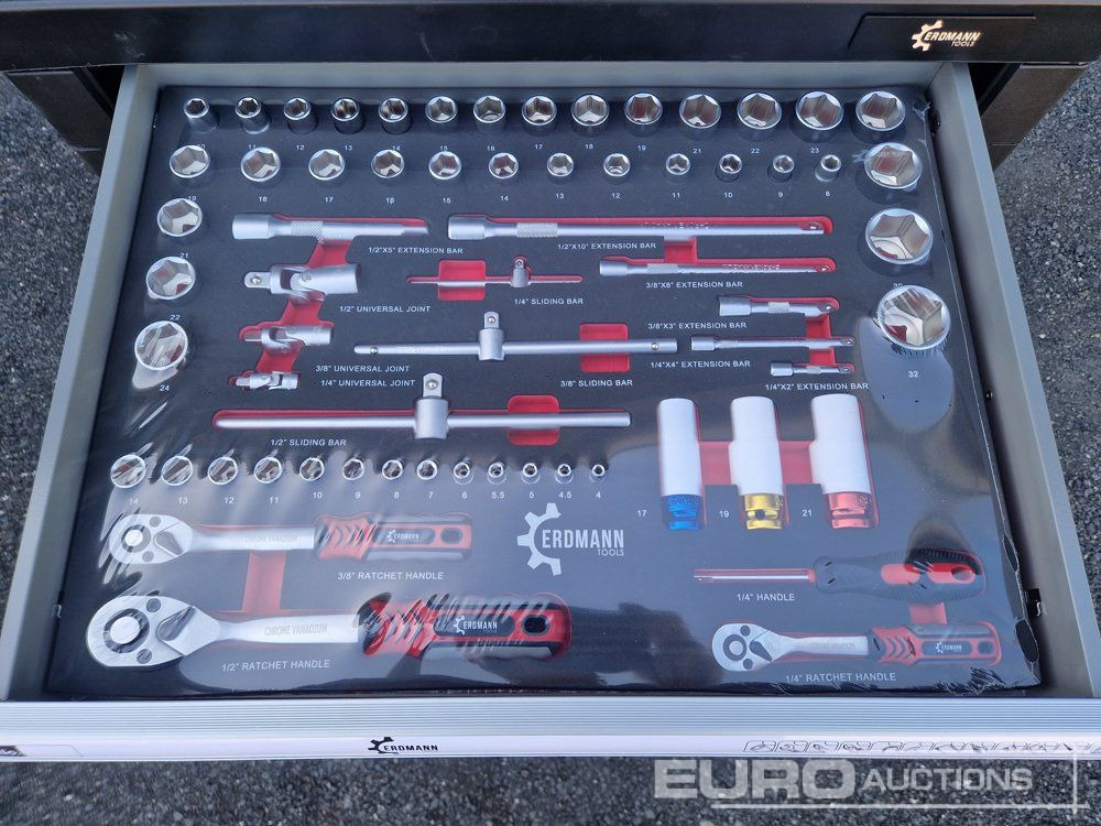 Unused Erdmann XXl Edition 7 Drawer Tool Cabinet c/w Profi Tools - Строительное оборудование: фото 5 Unused Erdmann XXl Edition 7 Drawer Tool Cabinet c/w Profi Tools - Строительное оборудование: фото 5