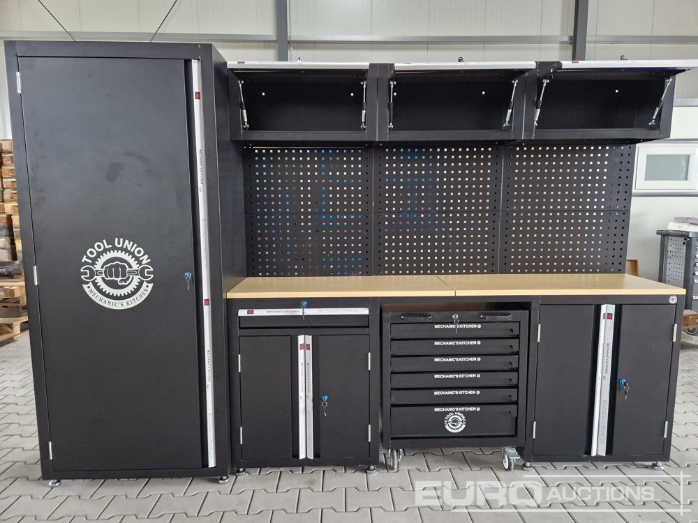 Unused TOOL UNION Mechanic's Kitchen Workbench incl. Tool Trolley & Tools - Строительное оборудование: фото 2 Unused TOOL UNION Mechanic's Kitchen Workbench incl. Tool Trolley & Tools - Строительное оборудование: фото 2