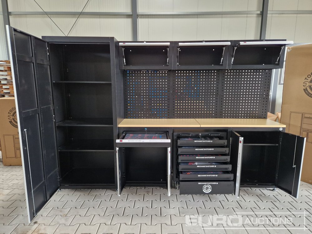 Unused TOOL UNION Mechanic's Kitchen Workbench incl. Tool Trolley & Tools - Строительное оборудование: фото 4 Unused TOOL UNION Mechanic's Kitchen Workbench incl. Tool Trolley & Tools - Строительное оборудование: фото 4