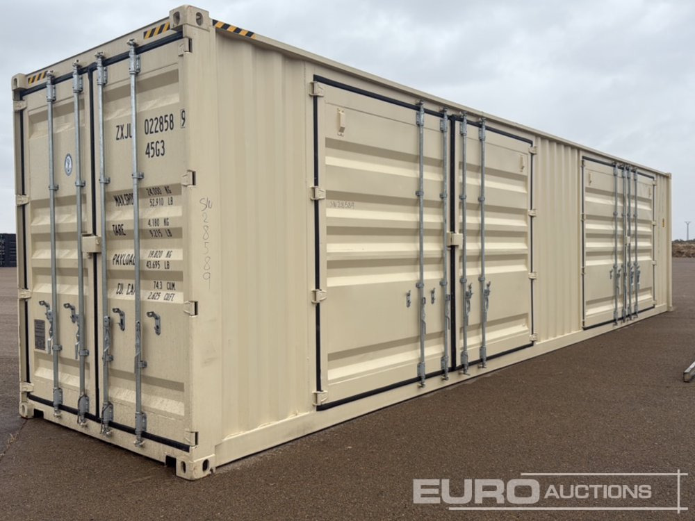 2025 40' x 8' High Cube Container, 4 Side Doors, 1 End Door - Морской контейнер: фото 1 2025 40' x 8' High Cube Container, 4 Side Doors, 1 End Door - Морской контейнер: фото 1
