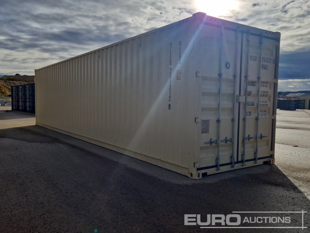 2025 40' x 8' High Cube Container, 4 Side Doors, 1 End Door - Морской контейнер: фото 3 2025 40' x 8' High Cube Container, 4 Side Doors, 1 End Door - Морской контейнер: фото 3