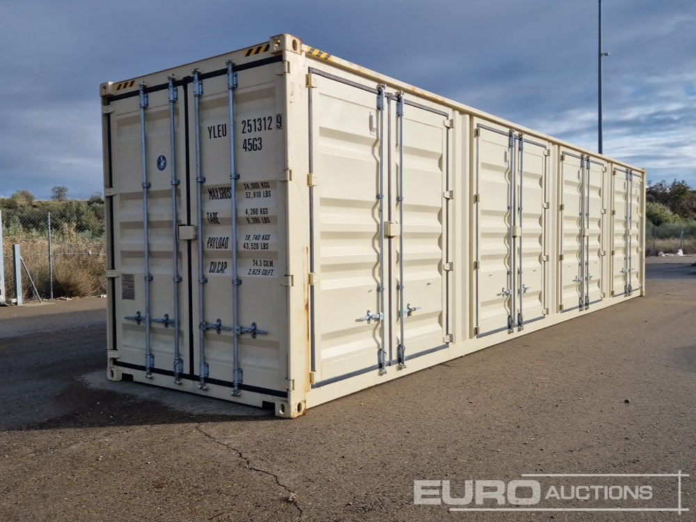 2025 40' x 8' High Cube Container, 4 Side Doors, 1 End Door - Морской контейнер: фото 4 2025 40' x 8' High Cube Container, 4 Side Doors, 1 End Door - Морской контейнер: фото 4