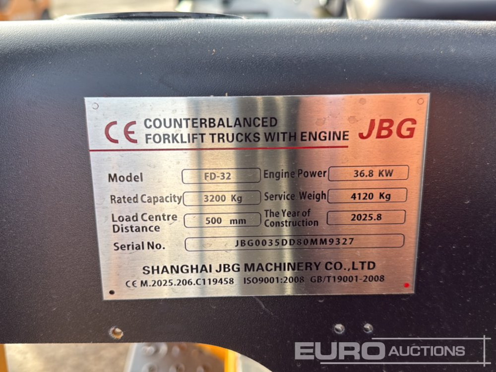 Вилочный погрузчик 2025 JBG FD-32: фото 35