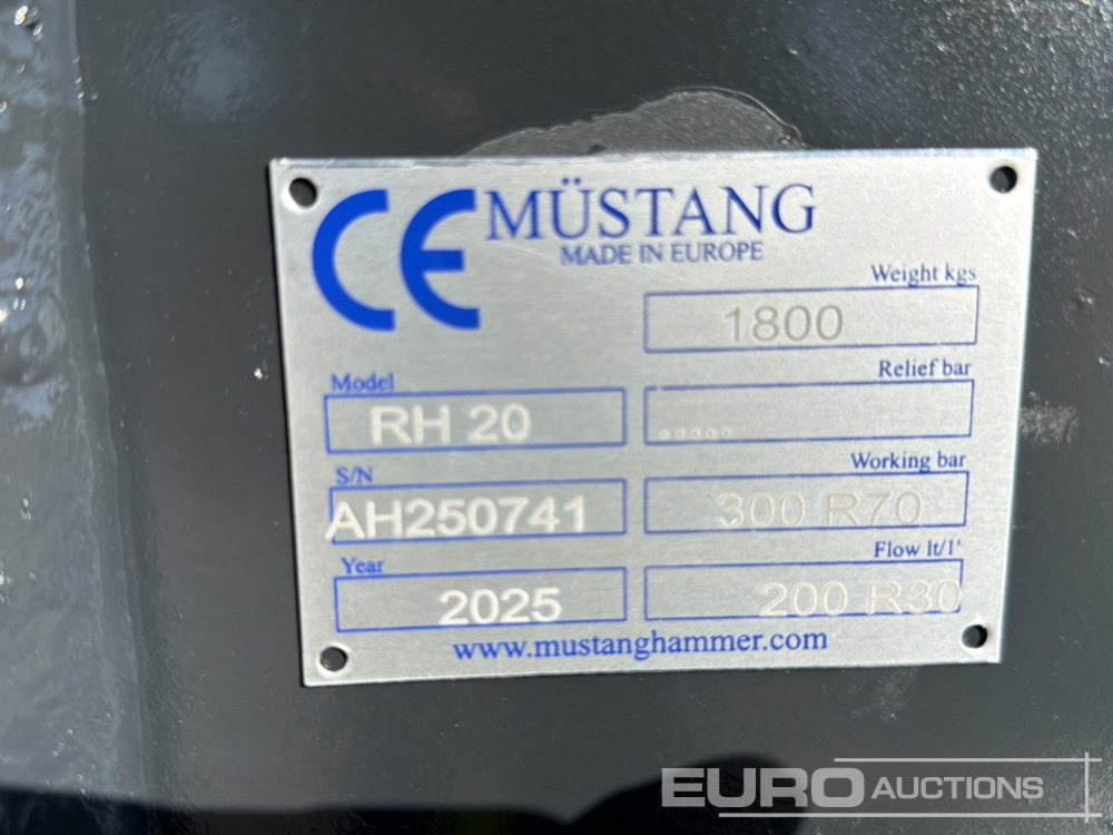Unused 2025 Mustang RH20 - Навесное оборудование для Экскаваторов: фото 5 Unused 2025 Mustang RH20 - Навесное оборудование для Экскаваторов: фото 5