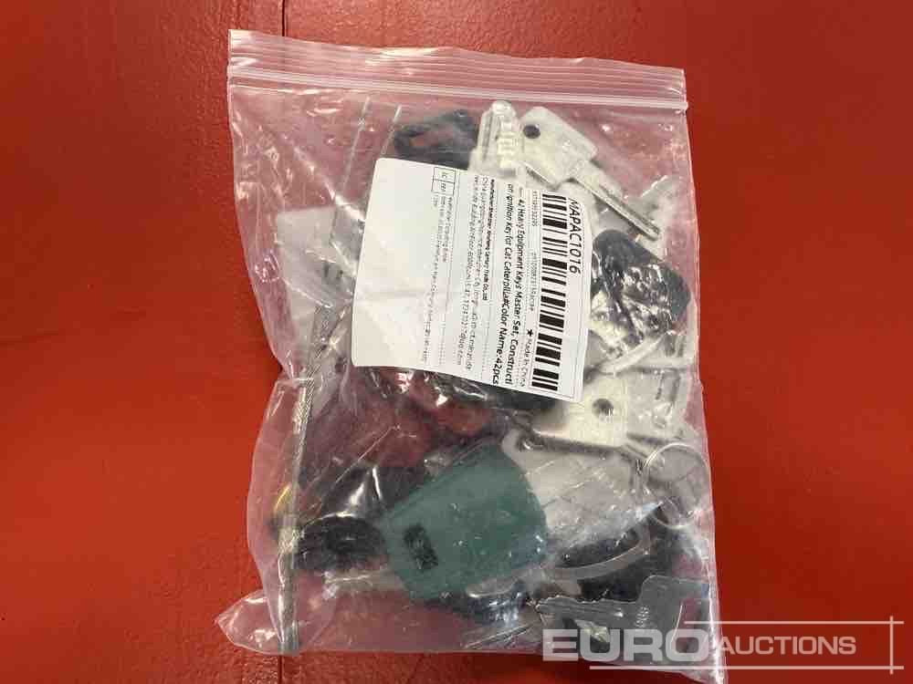 Unused Equipment Master Key Set, 42 Keys to suit Various Machines - Оборудование для гаражей/ Мастерских: фото 1 Unused Equipment Master Key Set, 42 Keys to suit Various Machines - Оборудование для гаражей/ Мастерских: фото 1