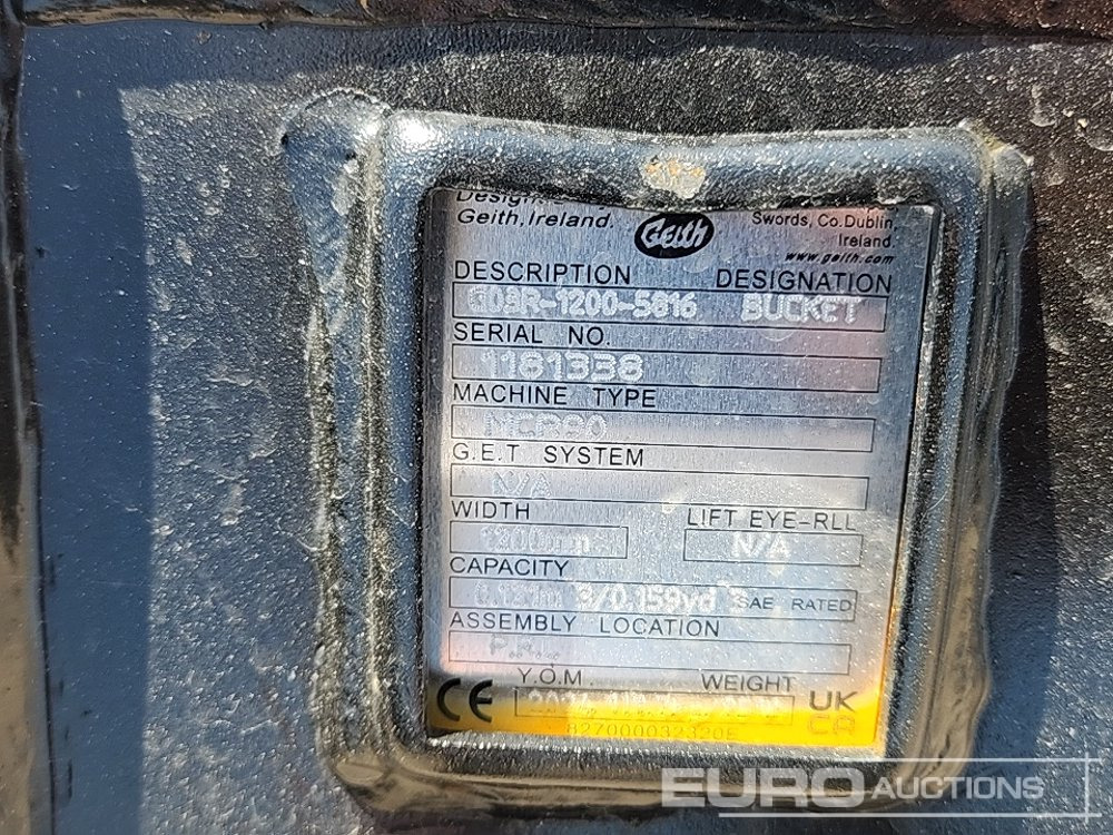 Unused Geith G03R-1200-5816 - Ковш: фото 5 Unused Geith G03R-1200-5816 - Ковш: фото 5
