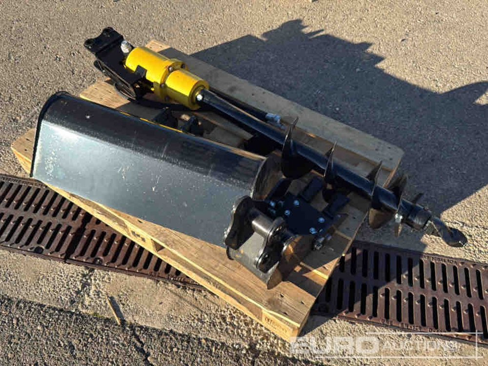 Unused Set of Auger, 800mm Cleaning Bucket, 200mm Digging Bucket to suit JPC Excavator / Conjunto Ahoyador y Cazos - Ковш: фото 1 Unused Set of Auger, 800mm Cleaning Bucket, 200mm Digging Bucket to suit JPC Excavator / Conjunto Ahoyador y Cazos - Ковш: фото 1