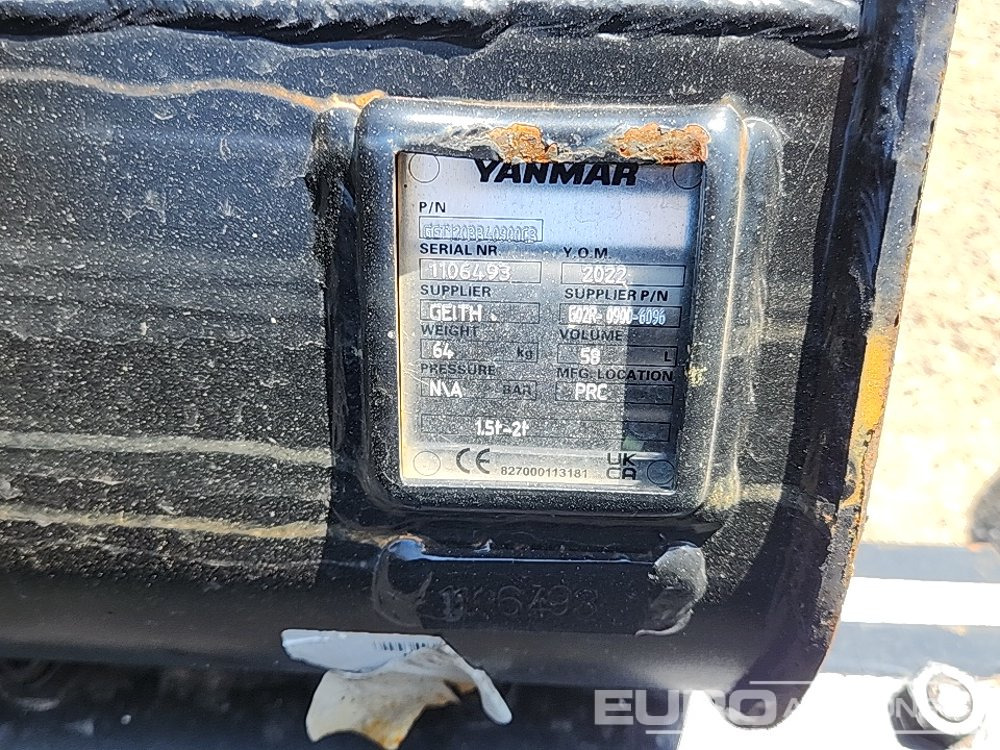 Unused Yanmar G02R-0900-6096 - Ковш: фото 5 Unused Yanmar G02R-0900-6096 - Ковш: фото 5