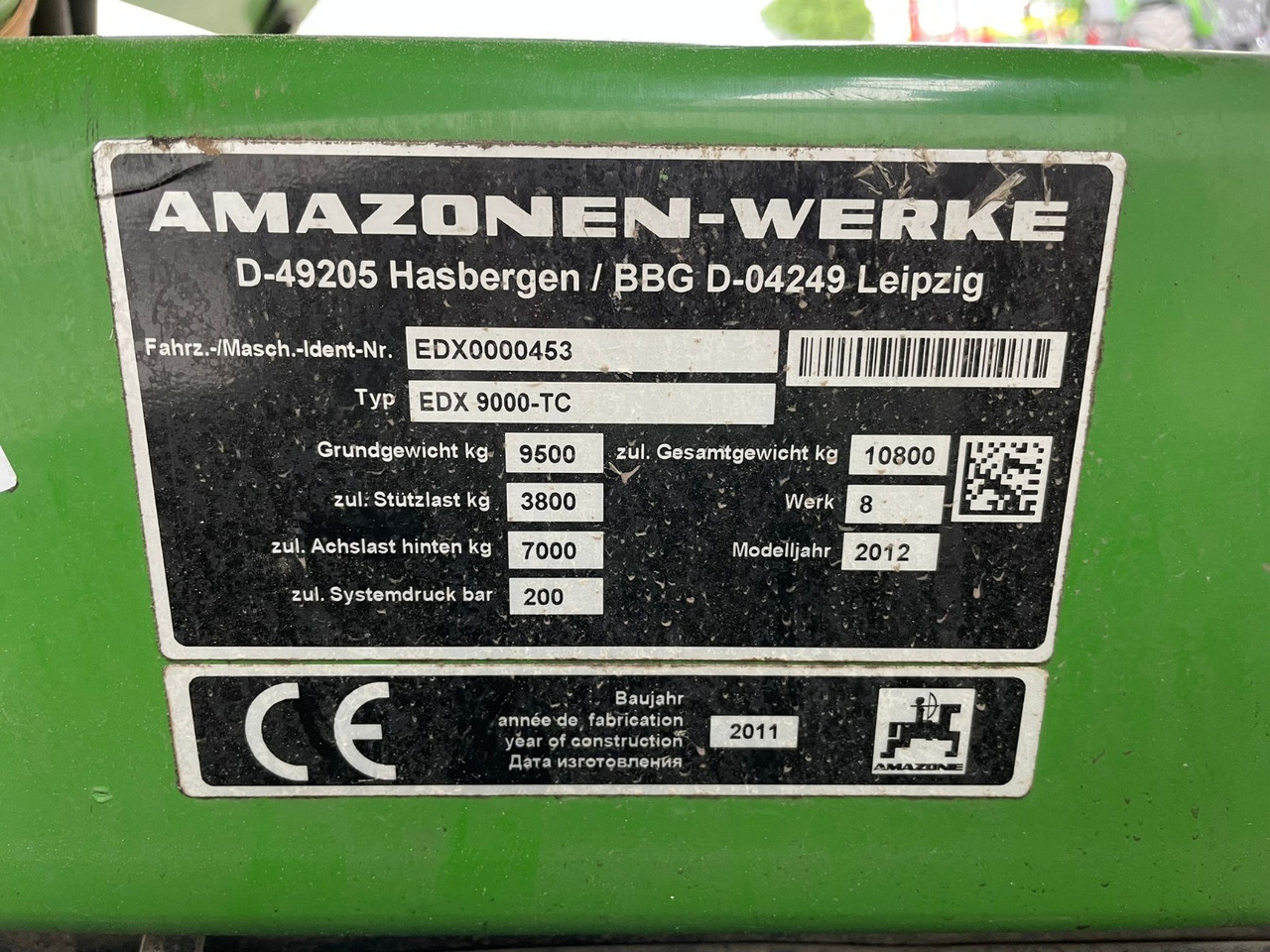 Amazone EDX 9000-TC - Сеялка: фото 2 Amazone EDX 9000-TC - Сеялка: фото 2