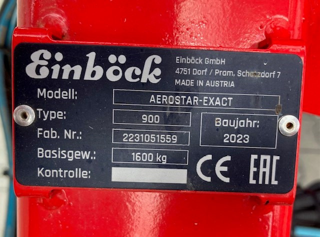 Einböck AEROSTAR-EXACT 900 - Борона: фото 2 Einböck AEROSTAR-EXACT 900 - Борона: фото 2