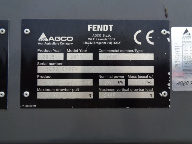 Fendt Mähdrescher 8410 P - Зерноуборочный комбайн: фото 2 Fendt Mähdrescher 8410 P - Зерноуборочный комбайн: фото 2