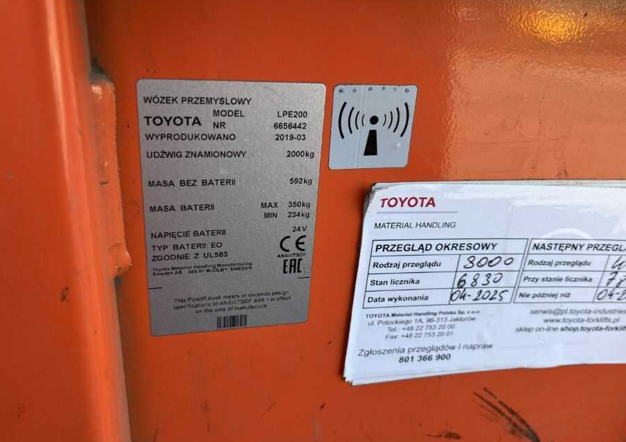 BT LPE200 - Тележка: фото 4 BT LPE200 - Тележка: фото 4