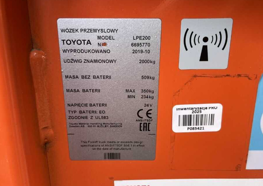 BT LPE200 - Тележка: фото 4 BT LPE200 - Тележка: фото 4