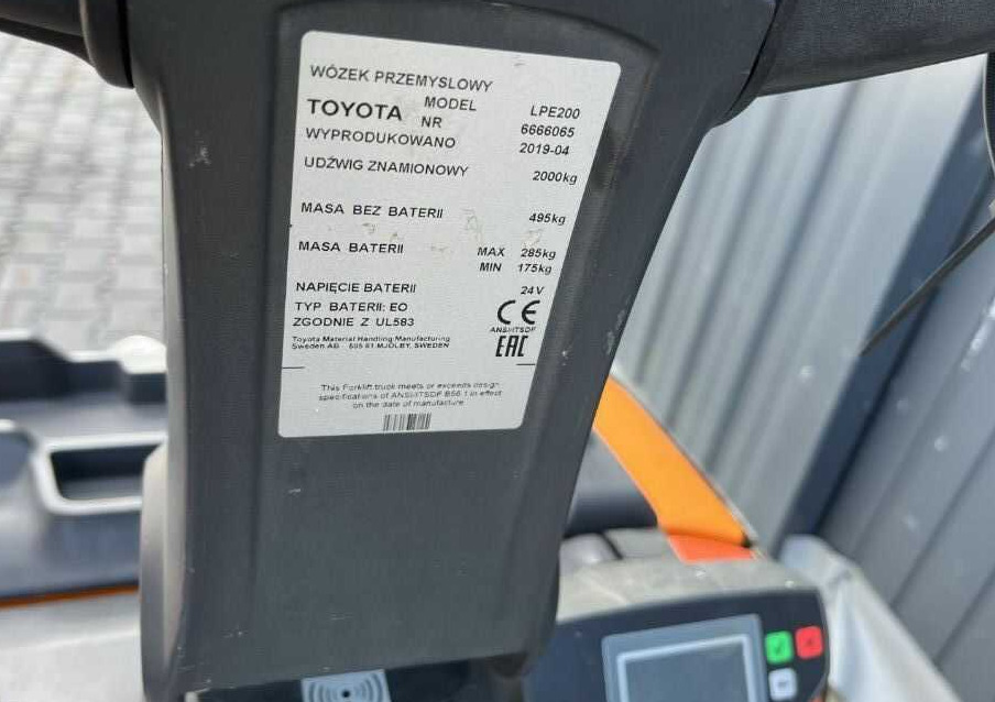 BT LPE200 - Тележка: фото 4 BT LPE200 - Тележка: фото 4