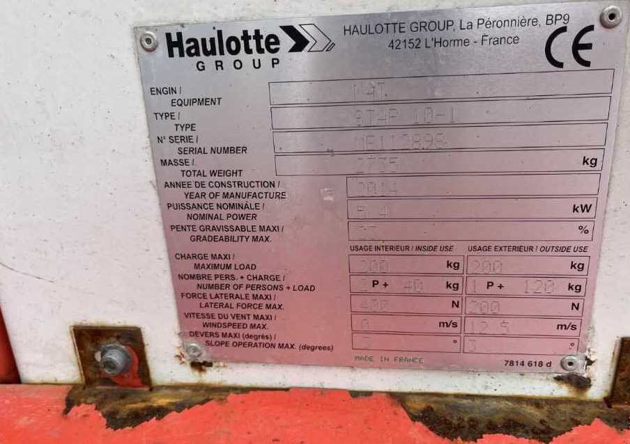 Haulotte STAR 10-1 - Вертикальный мачтовый подъемник: фото 4 Haulotte STAR 10-1 - Вертикальный мачтовый подъемник: фото 4