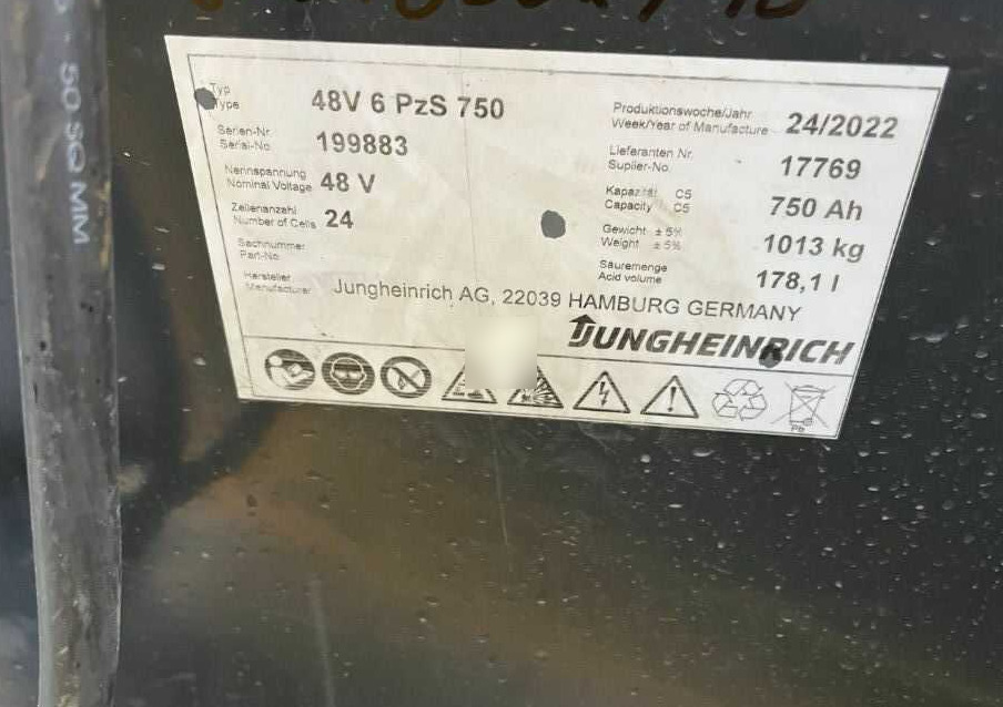 Jungheinrich EFG220 - Электропогрузчик: фото 5 Jungheinrich EFG220 - Электропогрузчик: фото 5