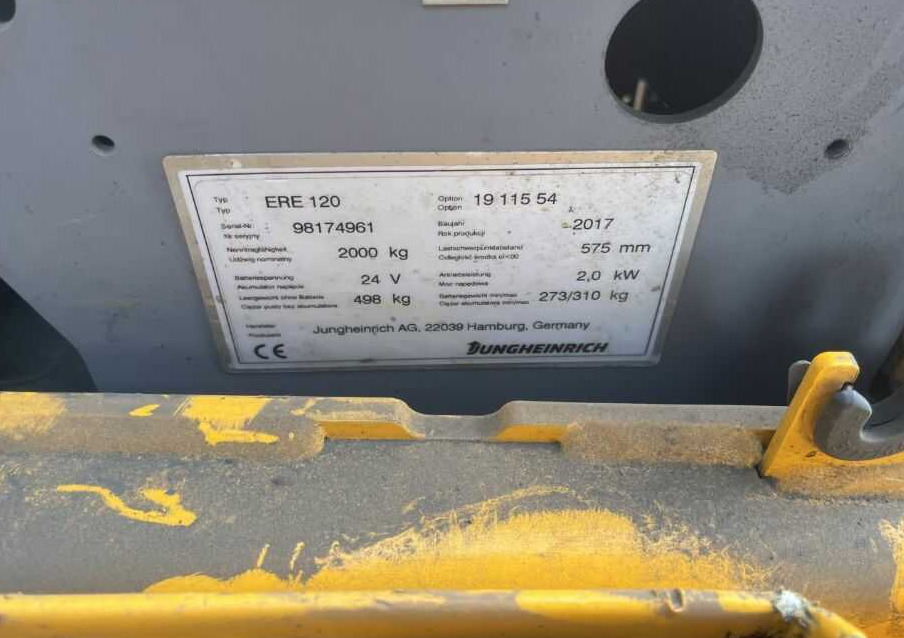 Jungheinrich ERE120 - Тележка: фото 4 Jungheinrich ERE120 - Тележка: фото 4