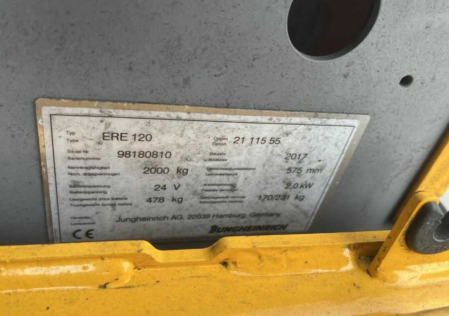 Jungheinrich ERE120 - Тележка: фото 4 Jungheinrich ERE120 - Тележка: фото 4