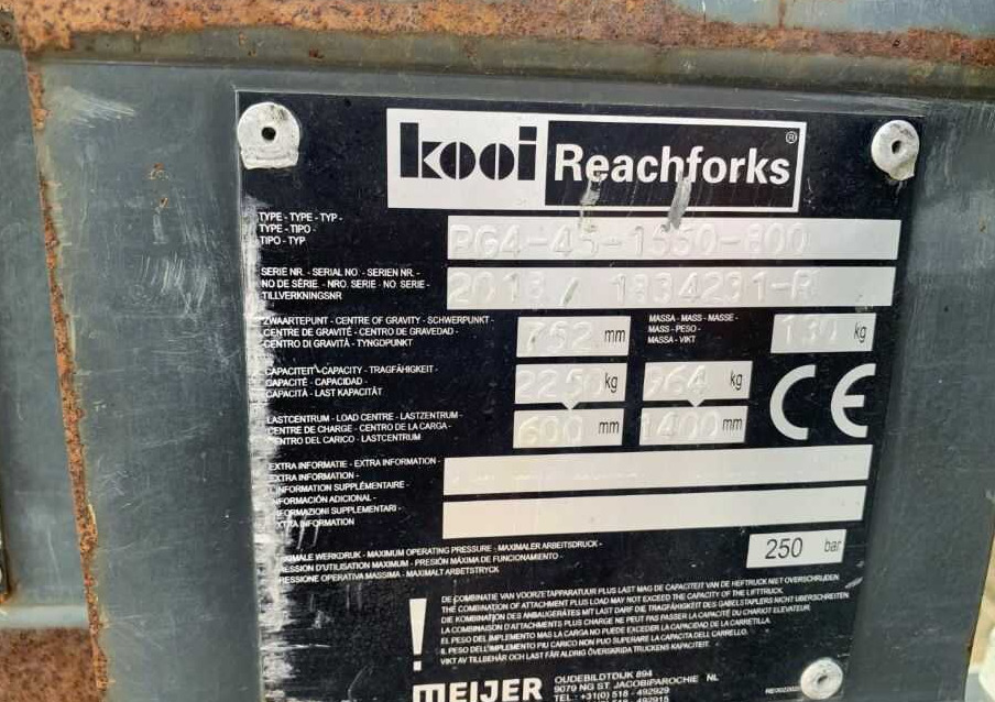 Kooi RG4-45-1550 - Стрела для Погрузочно-разгрузочной техники: фото 1 Kooi RG4-45-1550 - Стрела для Погрузочно-разгрузочной техники: фото 1