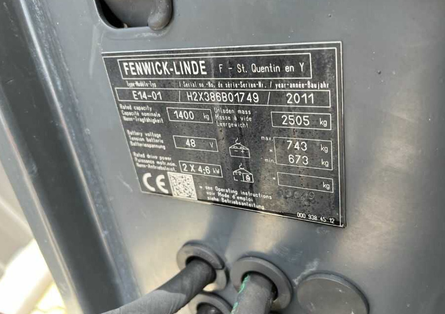 Linde E14-01 - Электропогрузчик: фото 4 Linde E14-01 - Электропогрузчик: фото 4