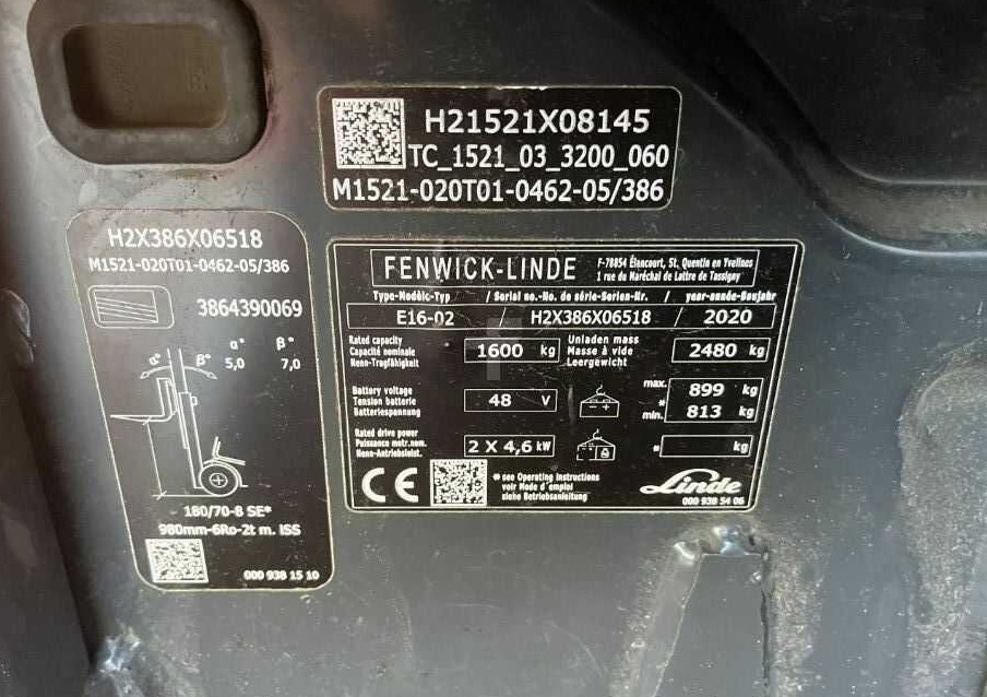 Linde E16-02 - Электропогрузчик: фото 4 Linde E16-02 - Электропогрузчик: фото 4