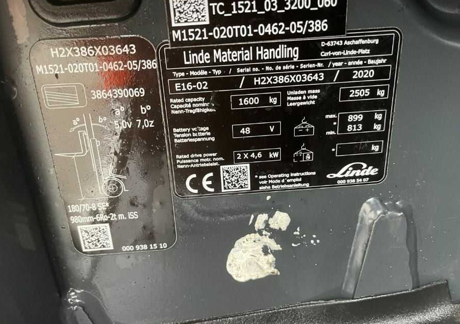 Linde E16-02 - Электропогрузчик: фото 4 Linde E16-02 - Электропогрузчик: фото 4