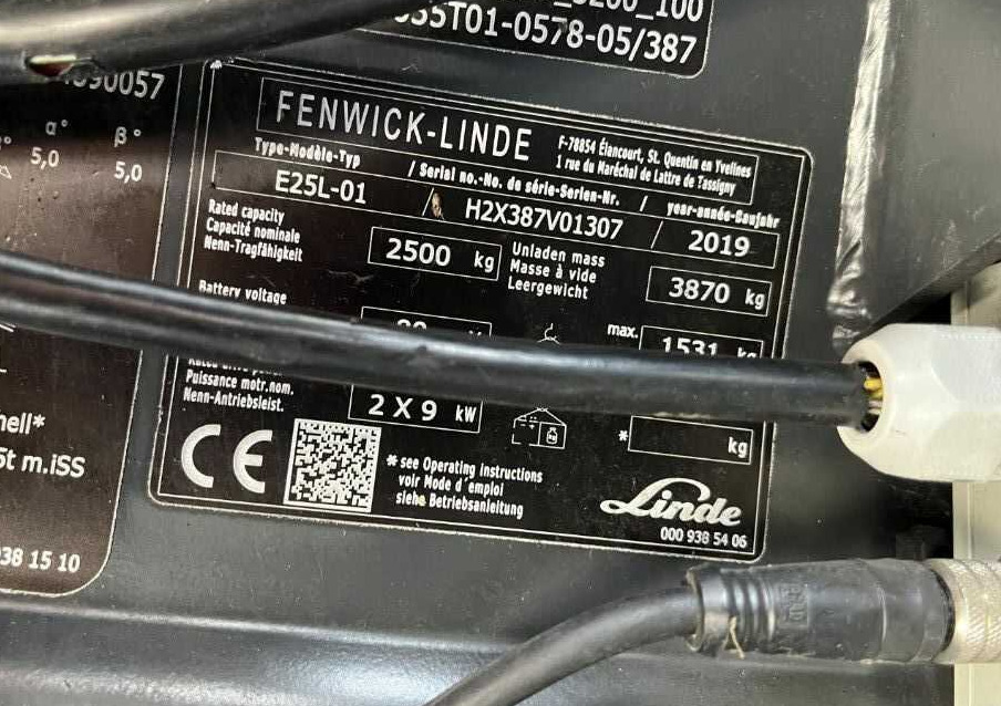 Linde E25L-02 - Электропогрузчик: фото 4 Linde E25L-02 - Электропогрузчик: фото 4