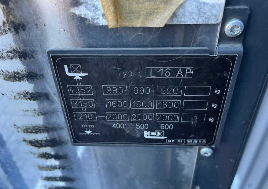 Linde L16APi - Штабелер: фото 5 Linde L16APi - Штабелер: фото 5