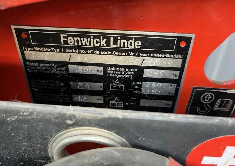 Linde T18 - Тележка: фото 4 Linde T18 - Тележка: фото 4