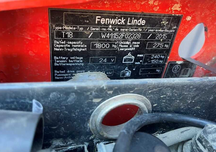 Linde T18 - Тележка: фото 5 Linde T18 - Тележка: фото 5