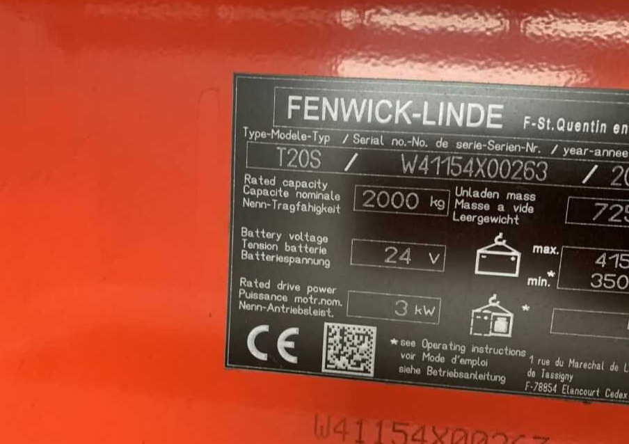 Linde T20S - Тележка: фото 4 Linde T20S - Тележка: фото 4
