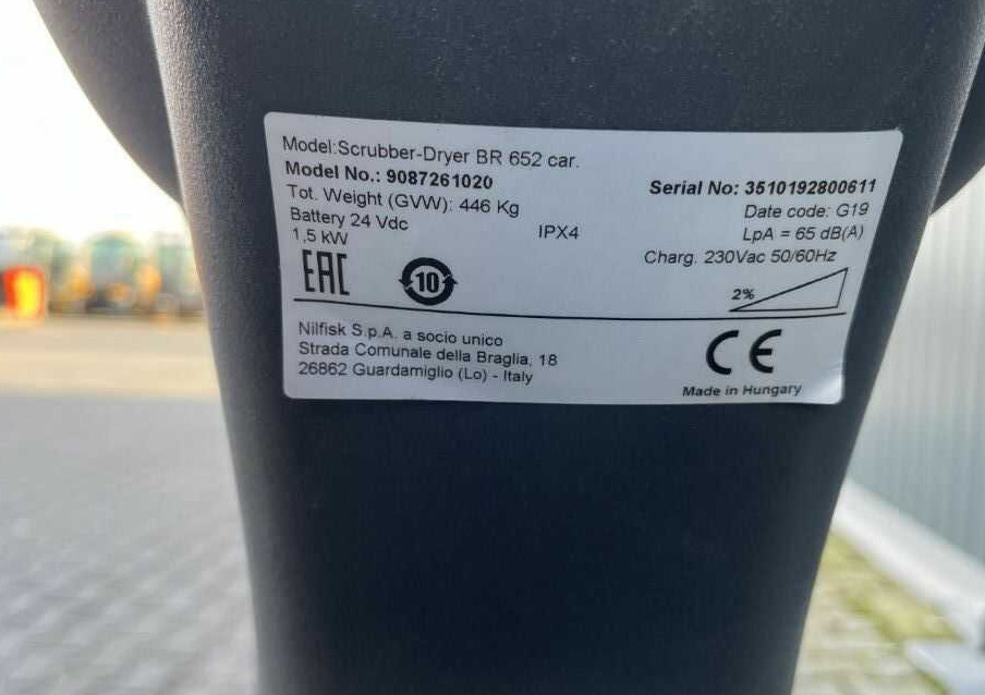 Nilfisk BR652 - Поломоечная машина: фото 4 Nilfisk BR652 - Поломоечная машина: фото 4