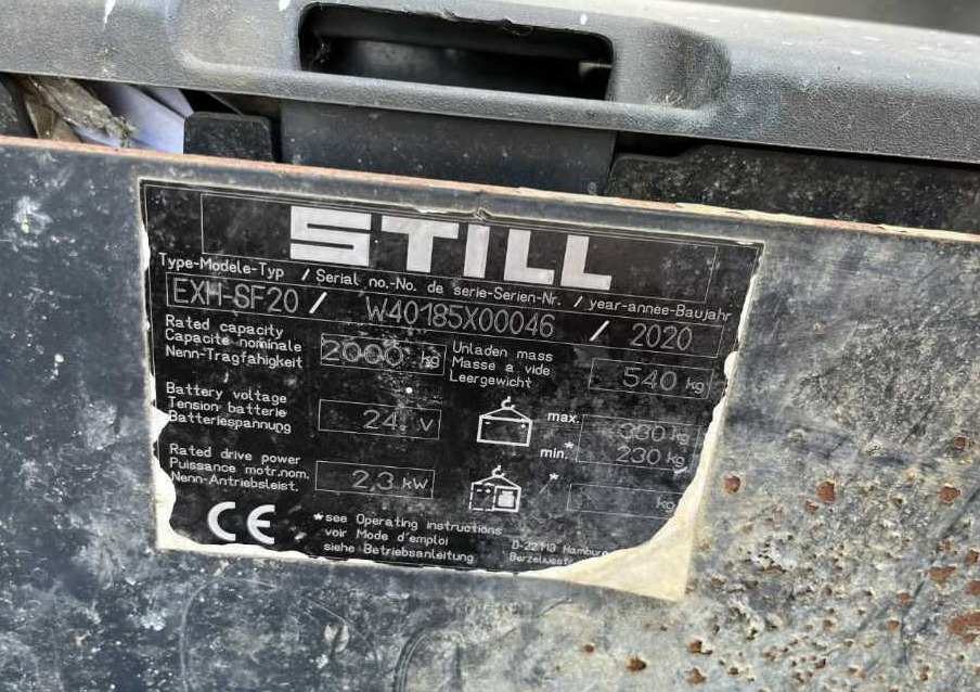 Still EHX-SF20 - Тележка: фото 4 Still EHX-SF20 - Тележка: фото 4