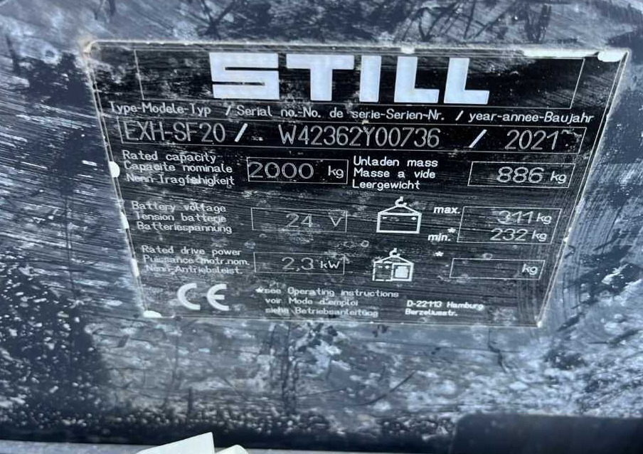 Still EXH-SF20 - Тележка: фото 4 Still EXH-SF20 - Тележка: фото 4