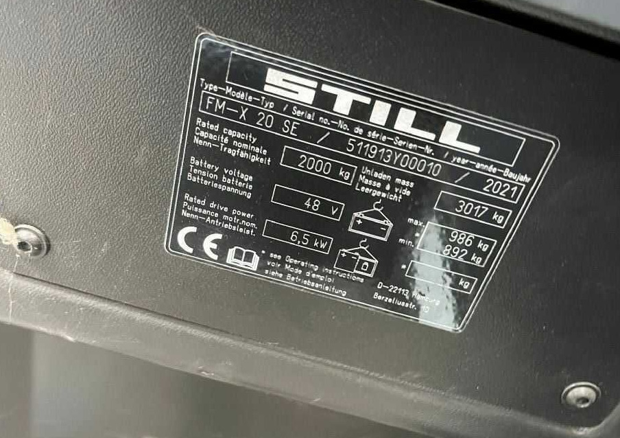 Still FMX20SE - Ричтрак: фото 5 Still FMX20SE - Ричтрак: фото 5