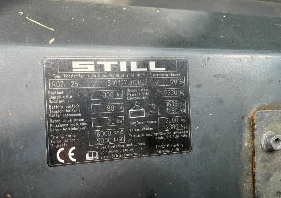 Still R07-25 - Складской тягач: фото 4 Still R07-25 - Складской тягач: фото 4