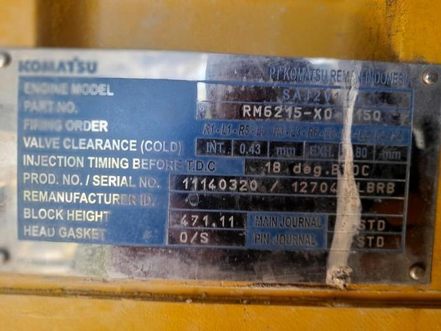 Komatsu SA12V140 - WA800 - HD785 - HD985 - D475 engine - - Двигатель: фото 4 Komatsu SA12V140 - WA800 - HD785 - HD985 - D475 engine - - Двигатель: фото 4