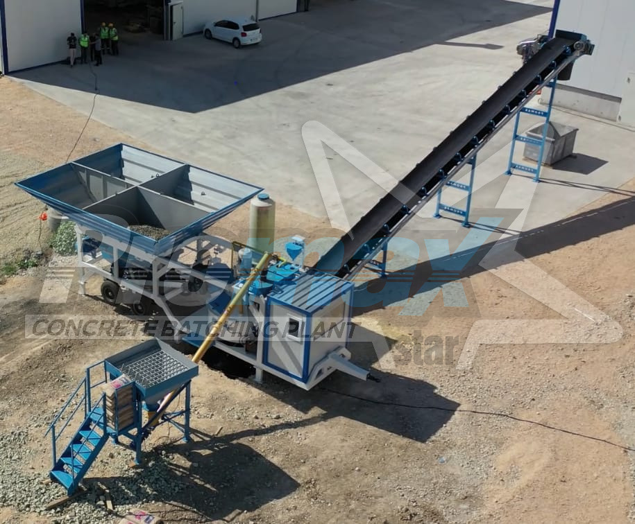 PROMAX MOBILE CONCRETE PLANT M35-PLNT (35M3/H) - Бетонный завод: фото 4 PROMAX MOBILE CONCRETE PLANT M35-PLNT (35M3/H) - Бетонный завод: фото 4