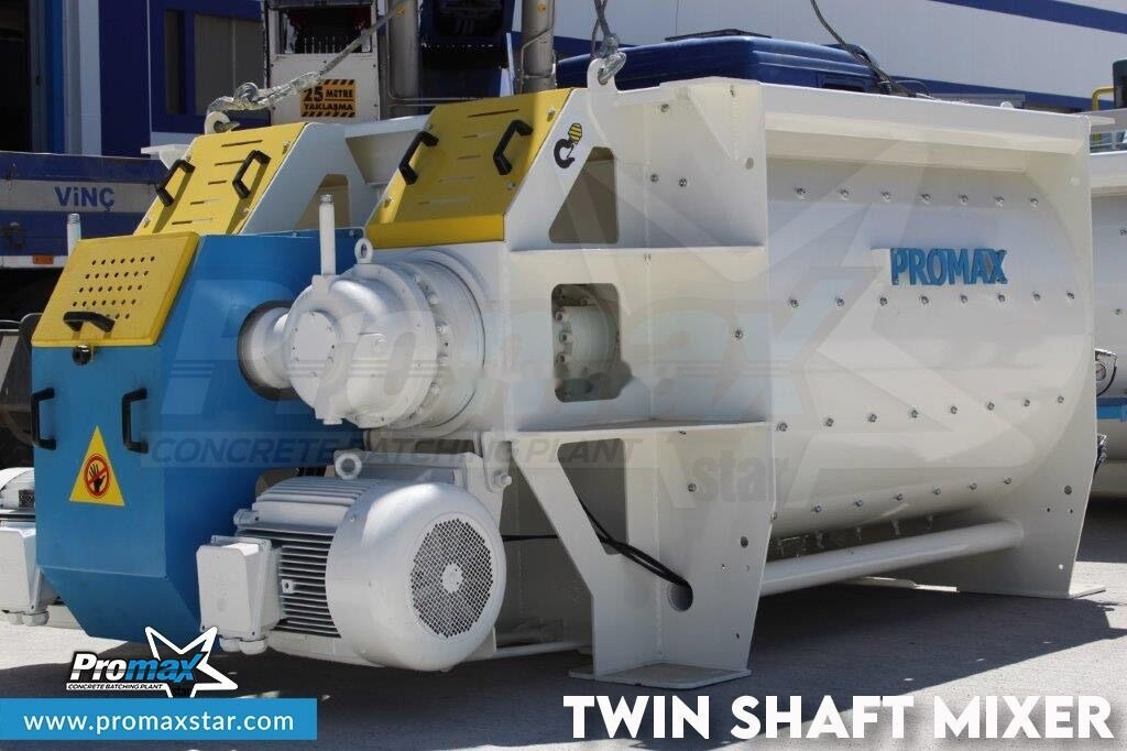 Promax 2m3 / 3m3 / 5m3 TWIN SHAFT MIXER - Бетономешалка: фото 1 Promax 2m3 / 3m3 / 5m3 TWIN SHAFT MIXER - Бетономешалка: фото 1