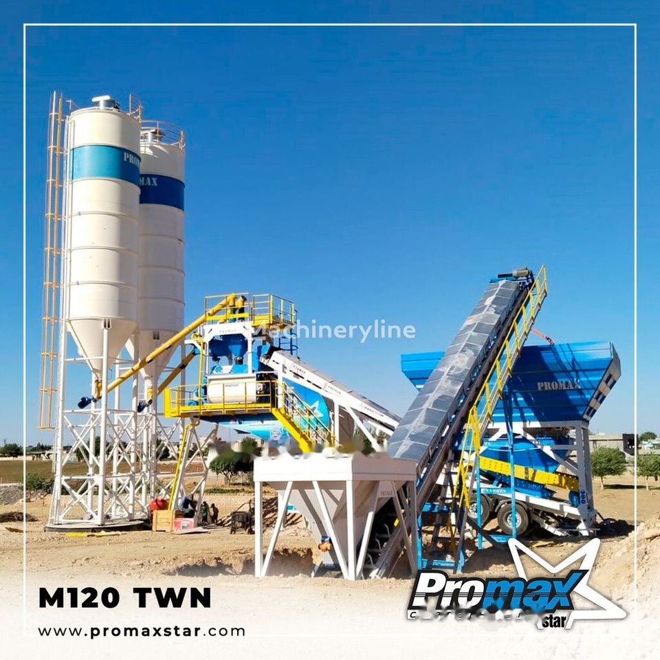 Promax Mobile Concrete Batching Plant M120-TWN (120m3/h) - Бетонный завод: фото 3 Promax Mobile Concrete Batching Plant M120-TWN (120m3/h) - Бетонный завод: фото 3