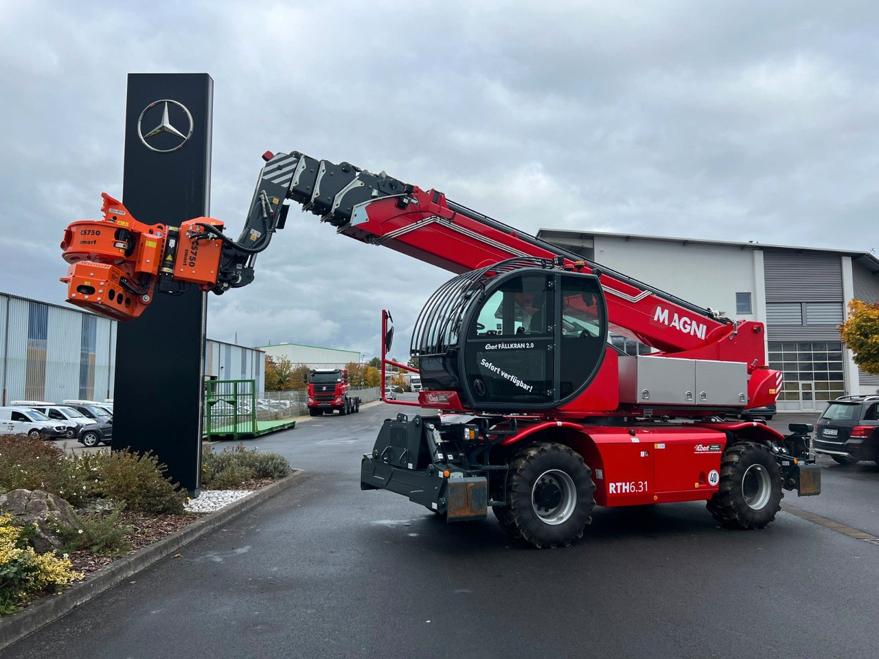 Magni RTH 6.31 SH / Fällkran 2 / Westtech CS750 - Телескопический погрузчик: фото 1 Magni RTH 6.31 SH / Fällkran 2 / Westtech CS750 - Телескопический погрузчик: фото 1