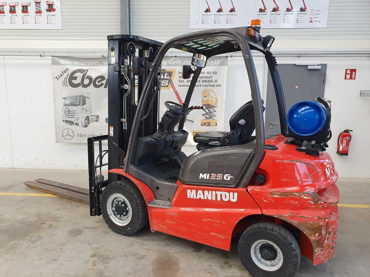 Manitou MI 25 G / Triplex: 4.70m / nur 1.976h! / SS - Газовый погрузчик: фото 5 Manitou MI 25 G / Triplex: 4.70m / nur 1.976h! / SS - Газовый погрузчик: фото 5