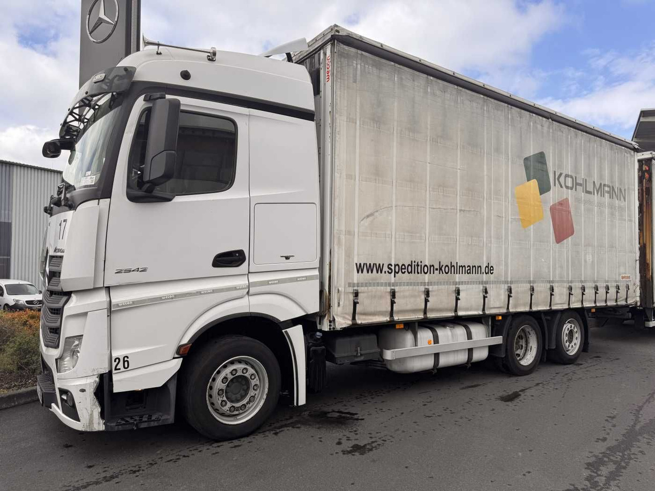 Mercedes-Benz Actros 2542 L 6x2 Retarder Schiebeplane+Verdeck - Тентованный грузовик: фото 3 Mercedes-Benz Actros 2542 L 6x2 Retarder Schiebeplane+Verdeck - Тентованный грузовик: фото 3